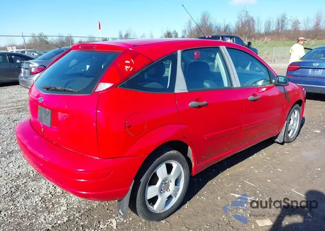 2007 Ford Focus S/Se/Ses из США, поврежденный, VIN 1FAFP37N57W272405